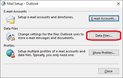 Restablecer respaldo de Outlook (pst) - 2