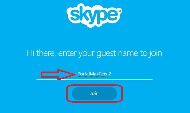 Skype sin cuenta invitado invitado nombre6