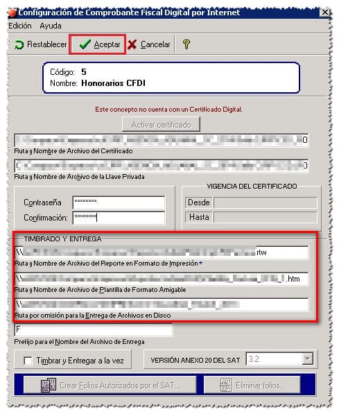 8 Actualizar Certificado Vencido En AdminPAQ Configurar Formatos