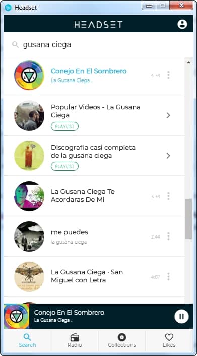 Reseña de Headser reproductor gratuito de youtube sin publicidad