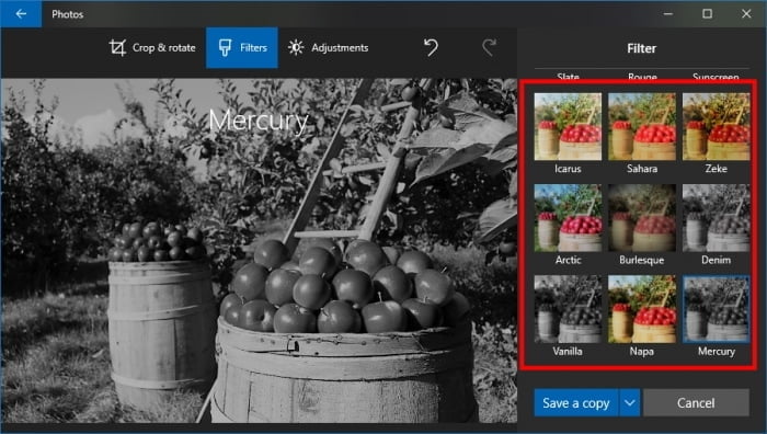 Filtro a imagenes en Windows 10 Gratis Filtro a imagenes en Windows 10 Gratis