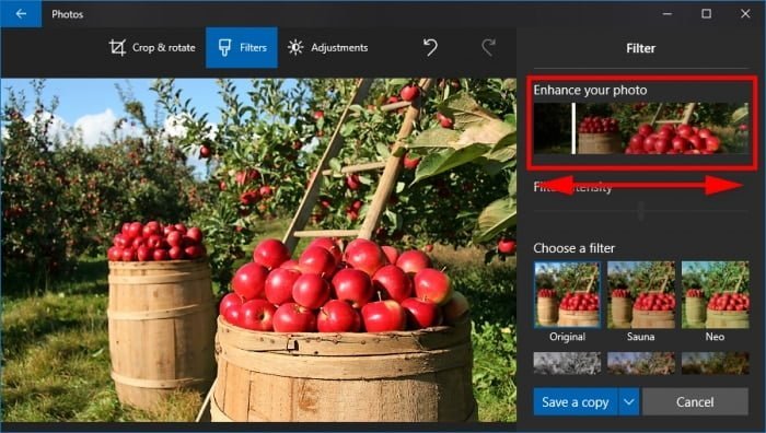 Mejora tu fotografía en Windows 10 Mejora tu fotografía en Windows 10