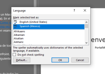 paso 3 cambio de idioma
