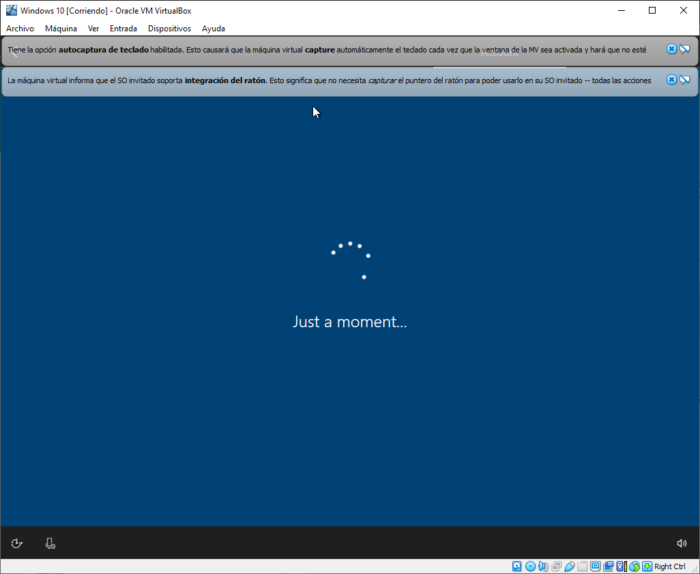 Instalacion de Windows 10 en Virtualbox 13