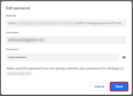 contraseña google chrome 28