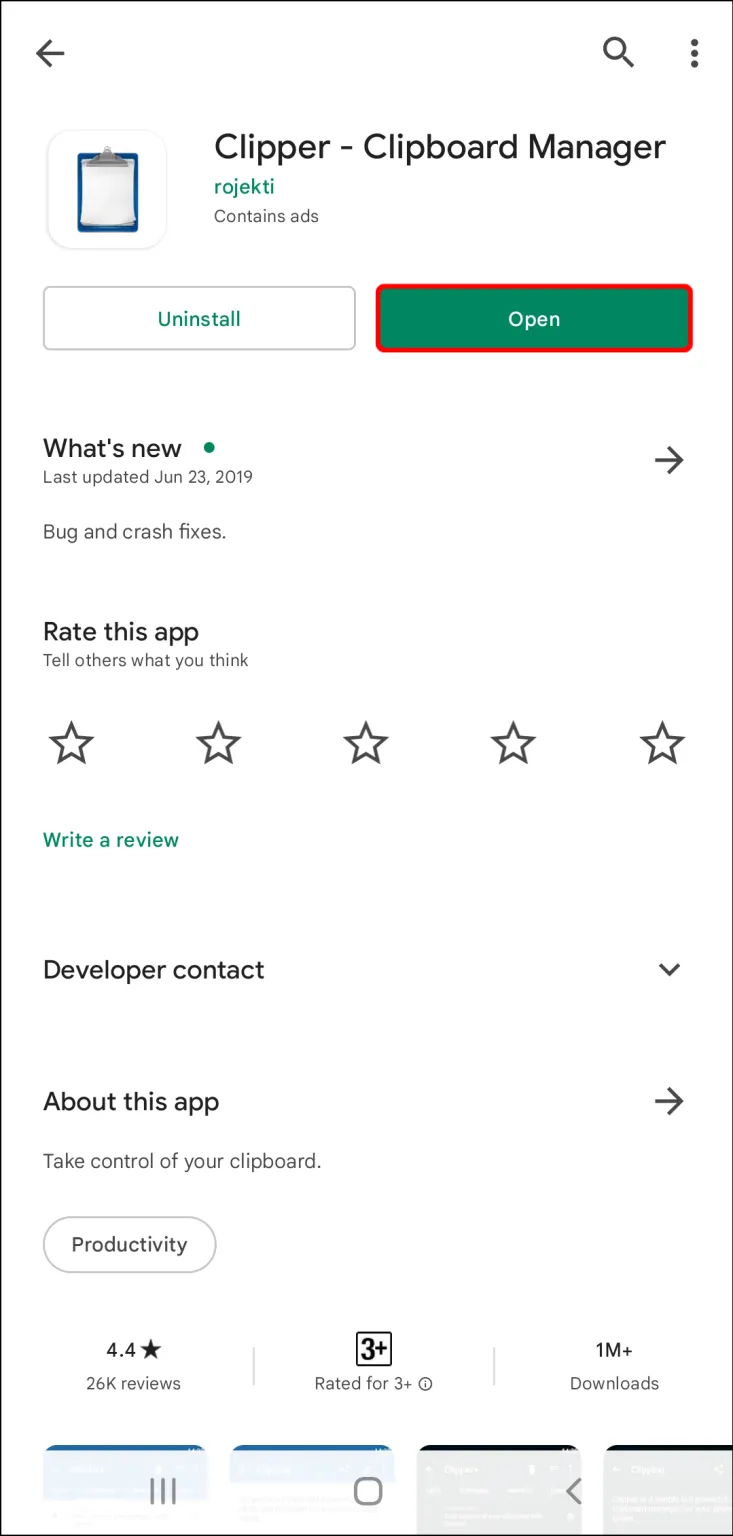 ¿Cómo ver el historial del portapapeles en un teléfono Android