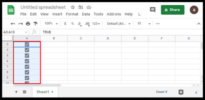 casilla de verificación a un documento de google 15