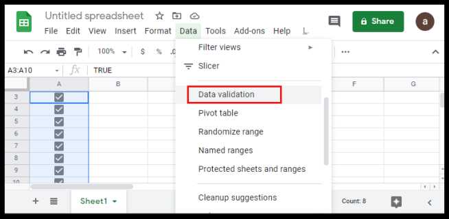 casilla de verificación a un documento de google 17