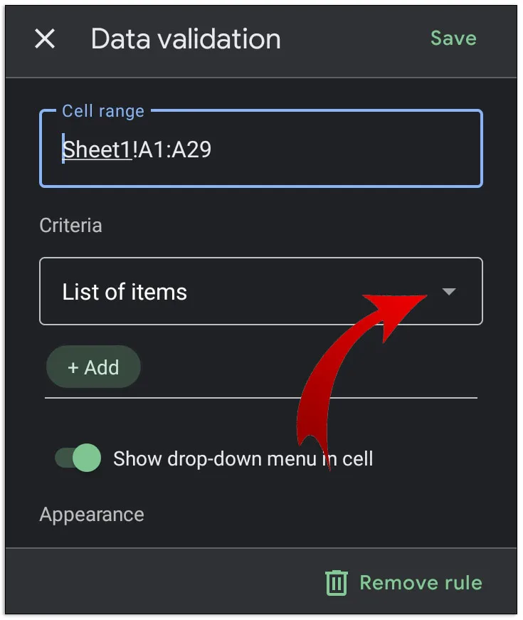 casilla de verificación a un documento de google 29