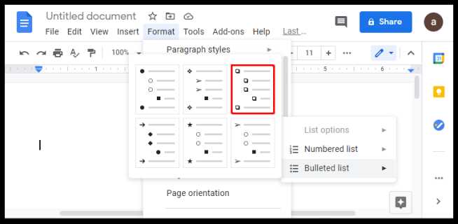 casilla de verificación a un documento de google 5